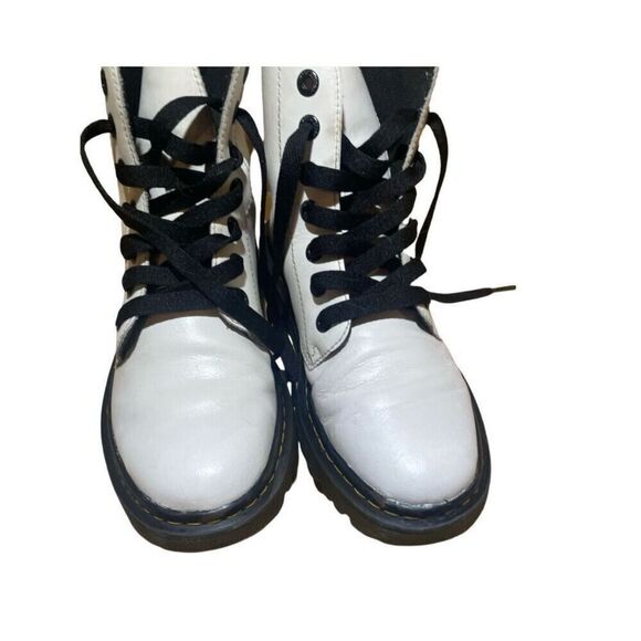 Doc Marten Luana White Combat Boots - Picture 5 of 7